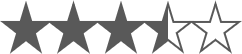 3,5 étoiles